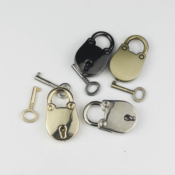 Mini Metal Padlock with Key - Image 6