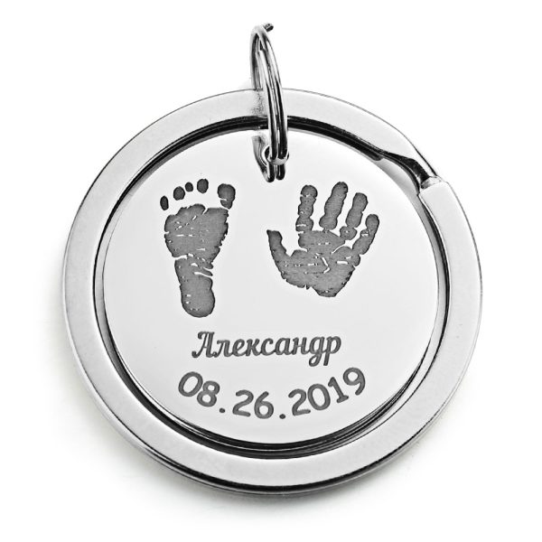 Personalized Keychain with Date of Birth - Image 4