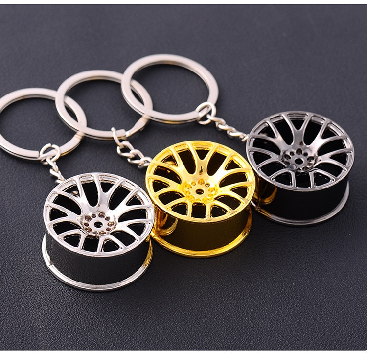 Wheel Rim Key Chain