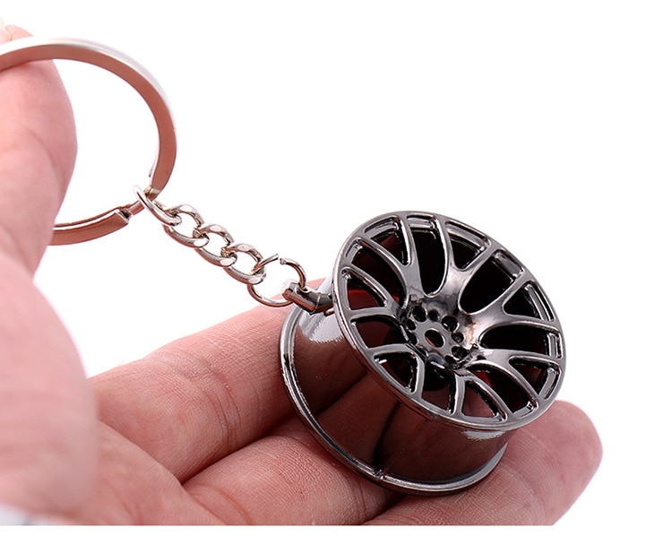 Wheel Rim Key Chain