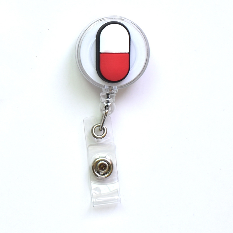 Cure Retractable Badge Reel for Medical Workers