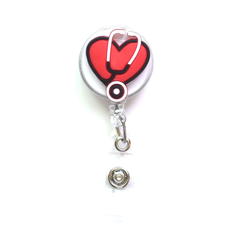 Cure Retractable Badge Reel for Medical Workers