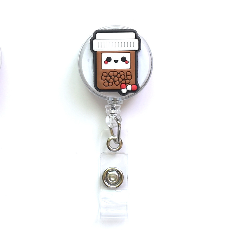 Cure Retractable Badge Reel for Medical Workers