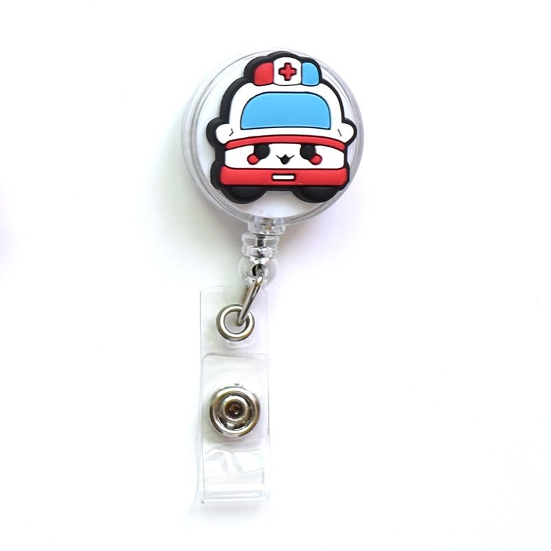 Cure Retractable Badge Reel for Medical Workers