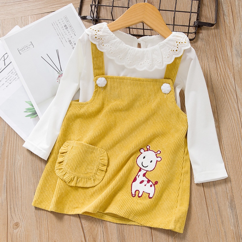 Girls A-Line Autumn Dress