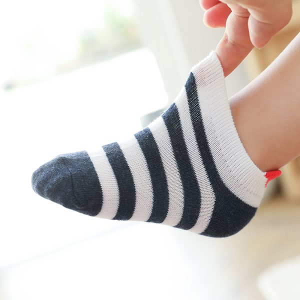 Baby's Red Detail Socks 5 Pairs Set - Image 7