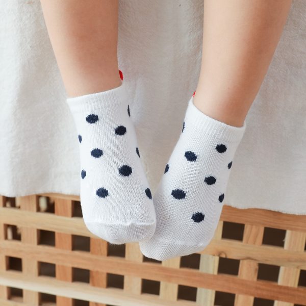 Baby's Red Detail Socks 5 Pairs Set - Image 6