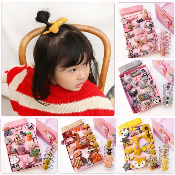 Baby's Cartoon Hair Clips Set - Image 4