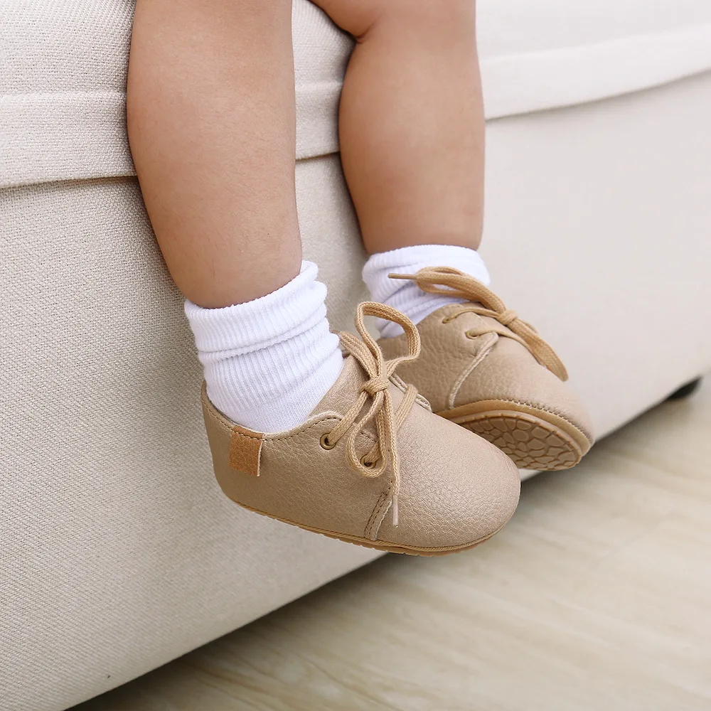 Anti-slip Leather Shoes For Baby