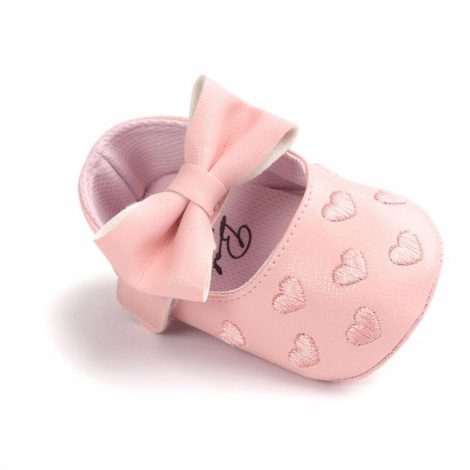 Baby Girl's Hearts Patterned Summer Shoes